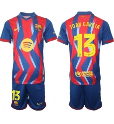 Men FC Barcelona 2026 Soccer Jerseys RedBlue #13 JOAN GARCIA