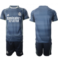 Men Real Madrid 2026 Soccer Jerseys DarkBlue BLANK