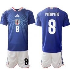 Men Japan 2026 Soccer Jerseys Blue #8 Takumi Minamino Men Japan 2026 Soccer Jerseys Blue #8 Takumi Minamino