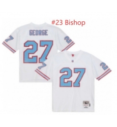 Men Tennessee Titans Blaine Bishop #23 White NFL Stitched Jersey Men Tennessee Titans Blaine Bishop #23 White NFL Stitched Jersey