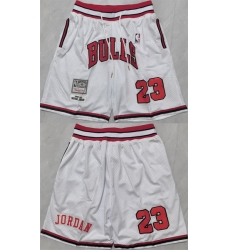 Men Chicago Bulls 23 Michael Jordan Black Shorts Men Chicago Bulls 23 Michael Jordan Black Shorts
