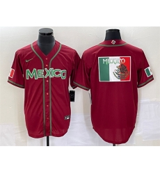 Men Mexico Baseball 2023 Red World Baseball Classic Team Big Logo Stitched Jersey 5