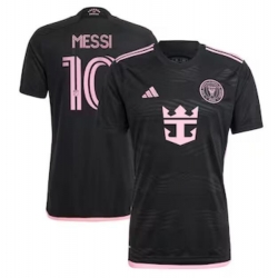 Men's Inter Miami CF Lionel Messi adidas Black 2024 La Noche Replica Player Jersey