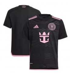 Youth Inter Miami CF adidas Black 2024 La Noche Replica Jersey