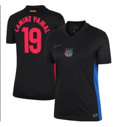 Men Barcelona #27 Lamine Yamal Black Jersey C