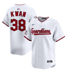 Men Cleveland Guardians Nike White Home Limited Jersey Kwan Steven 38 Men Cleveland Guardians Nike White Home Limited Jersey Kwan Steven 38
