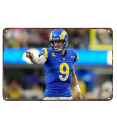 Los Angeles Rams Aluminum Sign 12x8 Inch Matthew Stafford 001