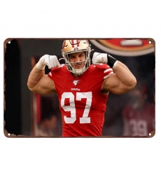 San Francisco 49ers Aluminum Sign Nick Bosa 002