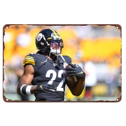 Pittsburgh Steelers Aluminum Sign 12x8 Inch Najee Harris 004