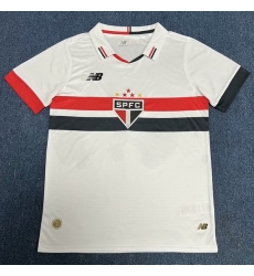 Men 2024 2025 Soccer Jersey San Paulo White Home