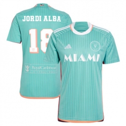 Youth Inter Miami CF Jordi Alba 2024 25 Third Replica Aqua