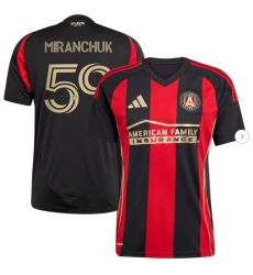 Men's Atlanta United FC Aleksei Miranchuk adidas Black 2025 The Connector Replica Player Jersey Men's Atlanta United FC Aleksei Miranchuk adidas Black 2025 The Connector Replica Player Jersey