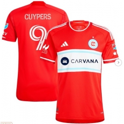 Men's Chicago Fire Hugo Cuypers adidas Red 2024 Return To Red Authentic Player Jersey