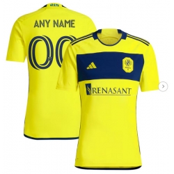 Mens Nashville SC adidas Yellow 2024 The 615 Kit Replica Custom Jersey