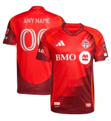 Men's Toronto FC adidas Red 2025 Club Kit Authentic Custom Jersey Men's Toronto FC adidas Red 2025 Club Kit Authentic Custom Jersey
