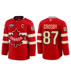 Men Canada 87 Sidney Crosby Red 2025 4 Nations Face Off Premium Stitched A Patch Jersey Men Canada 87 Sidney Crosby Red 2025 4 Nations Face Off Premium Stitched A Patch Jersey