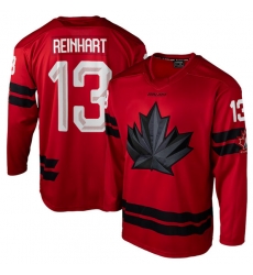 Mens Sam Reinhart #13 Red Hockey Canada 2026 Replica Jersey