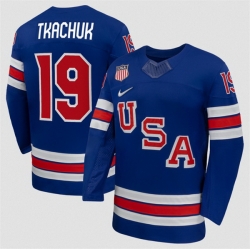 Men USA 19 Matthew Tkachuk Royal 2026 Stitched Jersey
