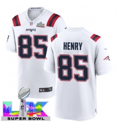Men Women youth New England Patriots #85 Hunter Henry 2025 2026 Super Bowl LX F U S E Stitched NFL Jersey White Men Women youth New England Patriots #85 Hunter Henry 2025 2026 Super Bowl LX F U S E Stitched NFL Jersey White