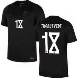Youth 18 Norway Kristian Thorstvedt Home Stadium Replica   2
