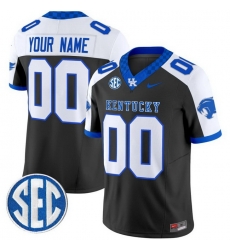 Custom Men Kentucky Wildcats Alternate Black Vapor Limited Stitched Jersey Custom Men Kentucky Wildcats Alternate Black Vapor Limited Stitched Jersey